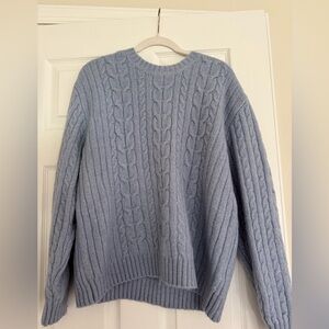 NWT Hollister Comfy Cloud Cable-Knit Crew Sweater